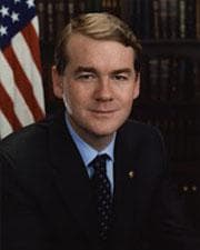 Official portrait of Michael F. Bennet