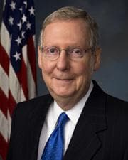 Official portrait of Mitch McConnell