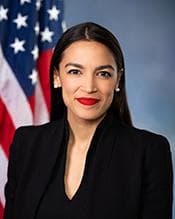 Official portrait of Alexandria Ocasio-Cortez, U.S. Representative for New York