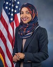 Official portrait of Ilhan Omar